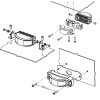 Module flash X180 - rayonnement à 180° - jaune - différents kits de fixation
