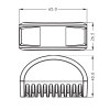 Module flash X180 - rayonnement à 180° - jaune - différents kits de fixation
