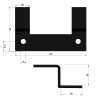 Supports pour barres de toit, lot de 2 - Série MAGMA