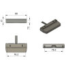 NP180 - Module déclairage 180° - bleu