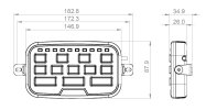 DBT12-2 |  2x unité de commande avec boîtier relais