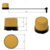 gyrophare 360pro - Socle magnétique - AUTO-DIM - Synchronisation - Classe 2 - DIN 14620, forme B1