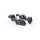 Kit de montage pour calandre pour phares de 204 mm | VW T5 Multivan 2003 - 2009
