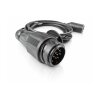 Adaptateur 13 broches pour prise de remorque sur prise allume-cigare