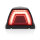 HeadON - Feu de toit multifonction et de signalisation Feu de position rouge