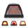 HeadON - Feu de toit multifonction et feu de position rouge + clignotant