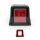 TOPHead - Feu de signalisation pour toit Feu de position - rouge
