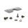 Feux de recul GX1700 - extra plats - 1700 lm - 12 V/24 V - câble de 350 mm + DT allemand - homologués