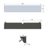 éclairage périphérique 8light - angle du boîtier 35° - 4700 lm - câble 1500 mm