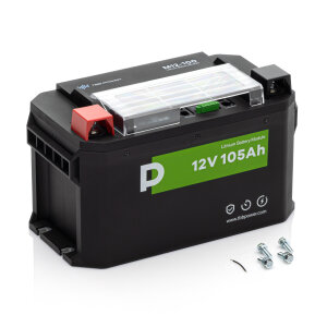 batterie TBB Power LiFePO4 12,8 V, 105 Ah avec BMS, équilibreur et chauffage