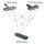 Support de calandre pour NP6, NP180 et ED6 Feux avant Ford Transit Custom