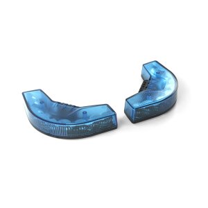 Lot de 2 modules OV9 (Omni View) HT dans un capot bleu, lumière bleue