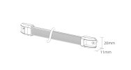 GECKO 12V DUAL COLOR - ROUGE | BLANC - flexible et gradable PWM - 1000 mm
