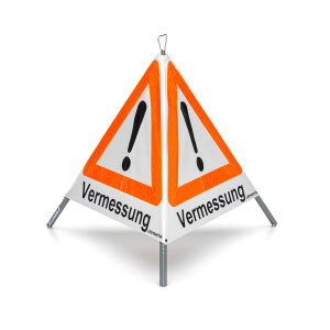 Signal pliable avec symbole davertissement VZ 101 - 70 cm - Mesure - Lumineux de jour