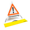 Signal pliable avec symbole davertissement VZ 101 - 70 cm - Mesure - Lumineux de jour