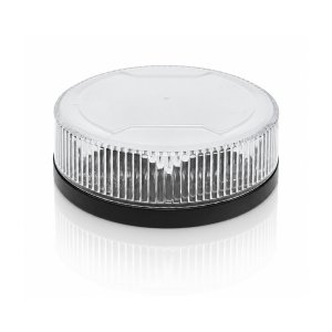 Feu B23 (1 boulon) – LED orange/lentille transparente