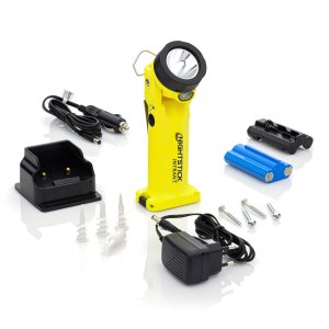 Lampe frontale rechargeable Nightstick INTRANT DIN 14649 avec station de recharge | JAUNE | XPR-5569GX