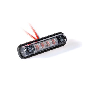 Feu de position compactLED - rouge foncé
