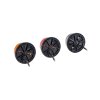 Feu de position et de signalisation latéral R40 rond 40 mm avec support angulaire en option