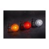 Feu de position et de signalisation latéral R40 rond 40 mm avec support angulaire en option