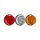 Feu de position et de signalisation latéral R40 rond 40 mm avec support angulaire en option