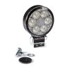 Projecteur de travail D90 rond, focalisé, 1600 lm, 12 V-24 V, câble de 1,5 m