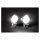 Projecteur de travail D90 rond, large faisceau, 1600 lm, 12 V-24 V, câble de 1,5 m