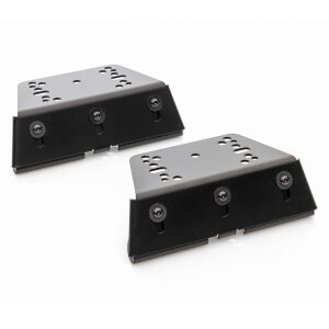 Haltersatz Warnbalken Edelstahl schwarz - universal