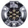 12V 7 polige Metallsteckdose (Zinnbronze)