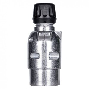 7-poliger Metallstecker 12 V mit Überwurfmutter