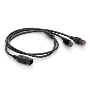 RÉPARTITEUR À 2 POLES 30 cm -> 60 cm + 60 cm | pour DEUTSCH DT | Répartiteur en Y avec câble