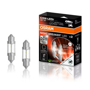 2er Set OSRAM NIGHT BREAKER® LED C5W Soffitte - zulässig für alle Fahrzeuge