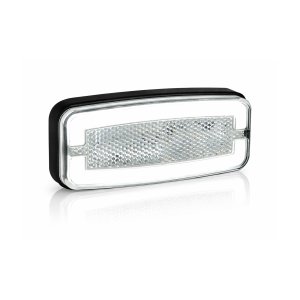 SLIM S - Positionsleuchte - weiß - 110,8mm -12V/24V - mit Reflektor