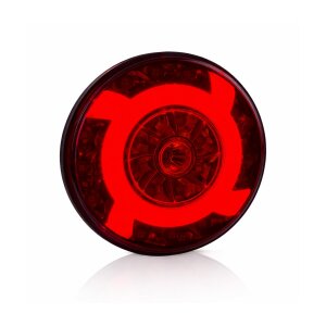 LUCY - Rückleuchte rund - 155x33,5mm - 12V/24V - Blinker