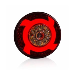 LUCY - Rückleuchte rund - 155x33,5mm - 12V/24V - Rückfahrlicht