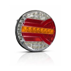 NAVIA - Rückleuchte rund - 140x38mm - 12V/24V - Multifunktion
