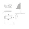 MANEVIX - Manövrierleuchte - 119mm - 16W - ECE-R148 konform