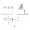 MANEVIX - Manövrierleuchte - 139mm - 16W - ECE-R148 konform