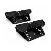 LMN Haltersatz Warnbalken Edelstahl schwarz - universal -...