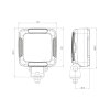 NOXTAR LED Arbeitsscheinwerfer Universal 12V/24V 2100lm
