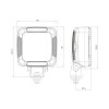 NOXTAR Lite LED Arbeitsscheinwerfer Universal 12V/24V 1880lm