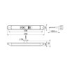 LIZARD - LED Heckleuchte - 252×27 mm - 12V/24V - schmale Lightbar mit Bremslicht & Positionslicht