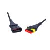 LED-Warntafel-Set 423 × 423 mm – 2 Warntafeln inkl. LED-Beleuchtung, 12/24 V, Superseal-Stecker & Steckdose