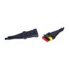 LED-Warntafel-Set 423 × 423 mm – 2 Warntafeln inkl. LED-Beleuchtung, 12/24 V, Superseal-Stecker & Steckdose