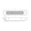 Velox LED Bremsleuchte 132x28mm 12V-24V