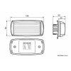 LED Zusatzblinker MaviQ – 10-30V – gelb – IP67
