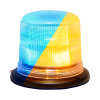 Feu rotatif SESTO - 11 modes de clignotement - bleu/jaune...