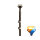 Feu rotatif télescopique EXTEND - bleu / jaune commutable
