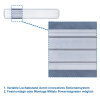 MAGMA Barre lumineuse LED 120 cm avec partie centrale -...