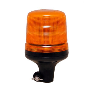 Feu rotatif SESTO - 11 modes de clignotement - jaune - fixation DIN